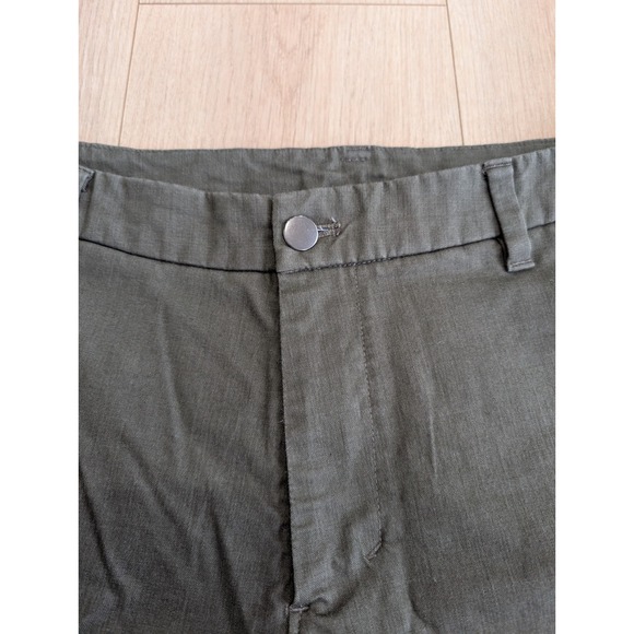 Lululemon Commission Classic Fit Short 7" in Oxford Carob Brown / White Sz 32 - Picture 2 of 14